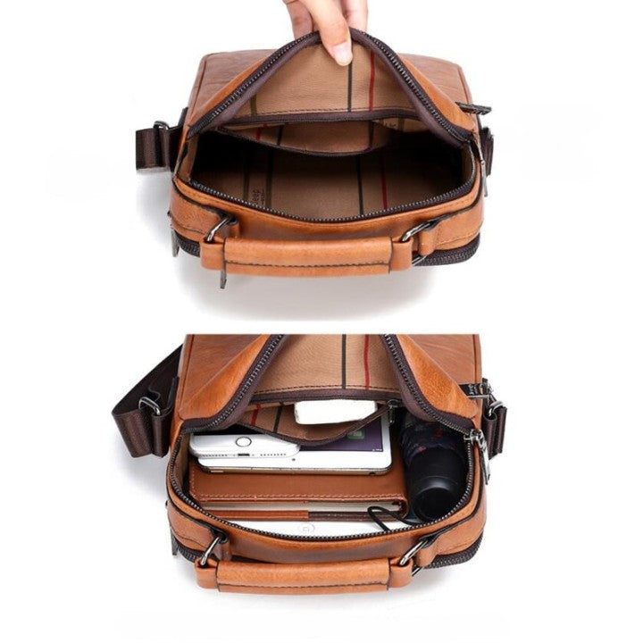 Bolsa Masculina Jeep de Couro
