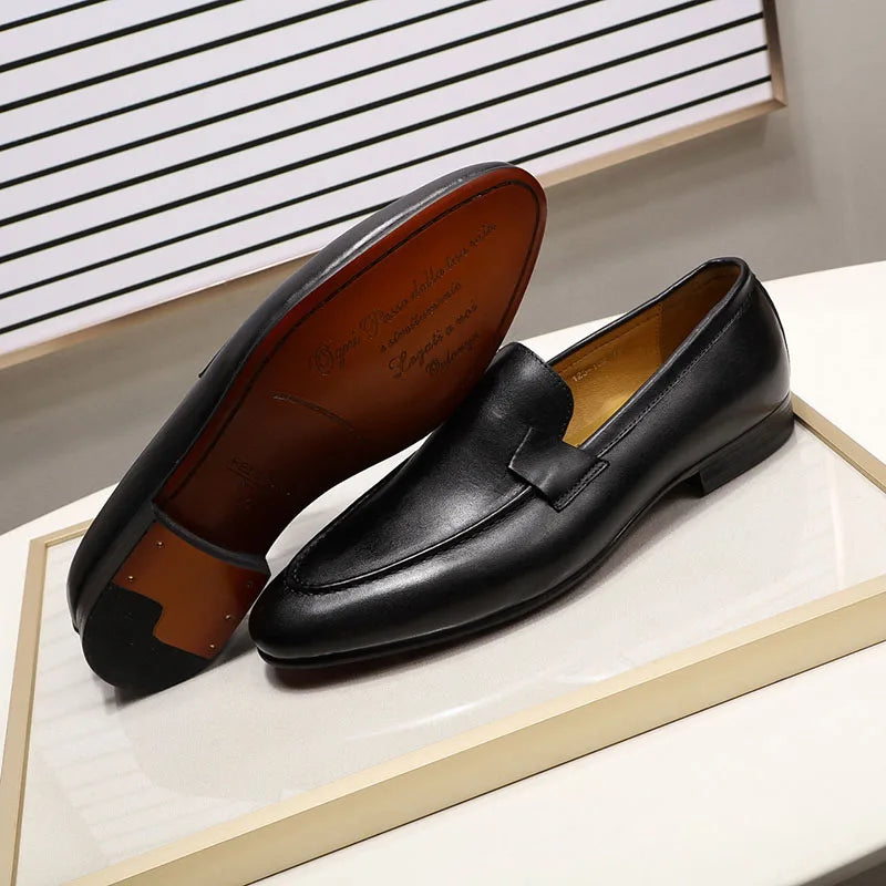 Mocassim Masculino de Couro, Mocassim Masculino Minimalista, Loafer Masculino, Loafer de Couro, Mocassim de Couro