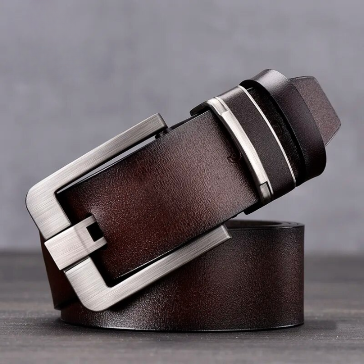 Cinto Masculino de Couro Casual Maximus