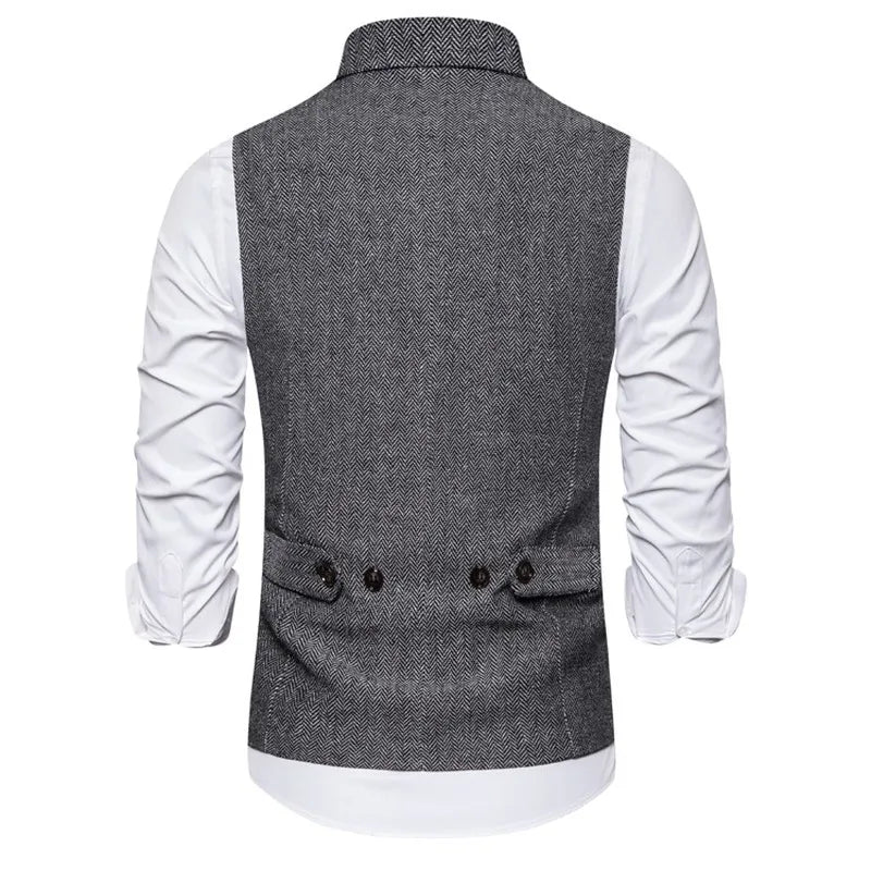 Colete Masculino Vintage, Colete Masculino Social Xadrez, Colete Masculino de lapela vintage, colete masculino formal