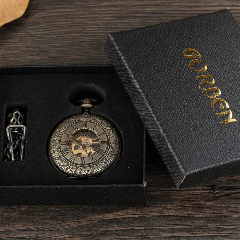 Relógio de Bolso, Relógio de Bolso Mecânico Retro, Relógio de Bolso Mecânico, Relógio de Bolso Retro, Relógio de bolso Bronze