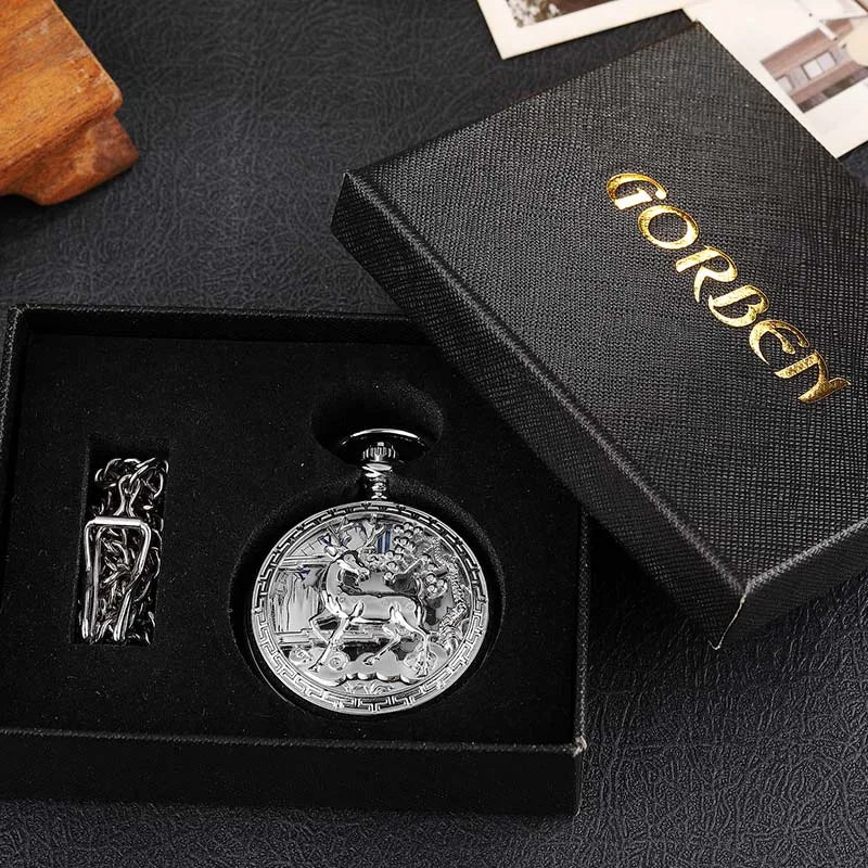 Relógio de Bolso Hexagonal, Relógio de Bolso, Relógio de bolso Vintage, Relógio de bolso antigo