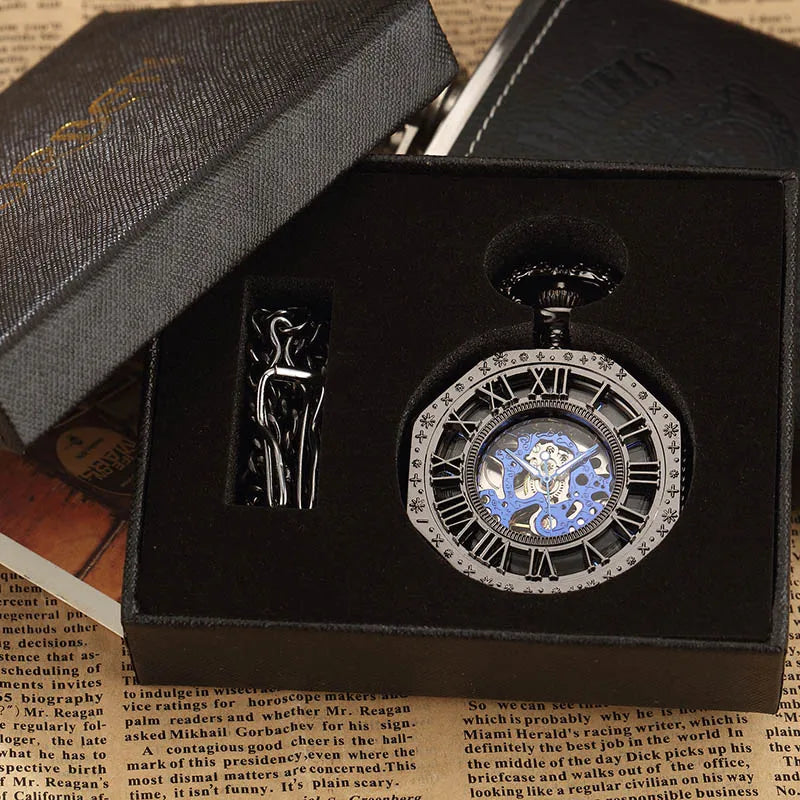 Relógio de Bolso Hexagonal, Relógio de Bolso, Relógio de bolso Vintage, Relógio de bolso antigo