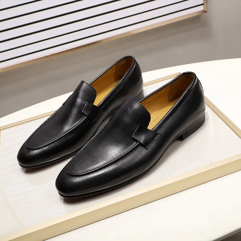 Mocassim Masculino de Couro, Mocassim Masculino Minimalista, Loafer Masculino, Loafer de Couro, Mocassim de Couro