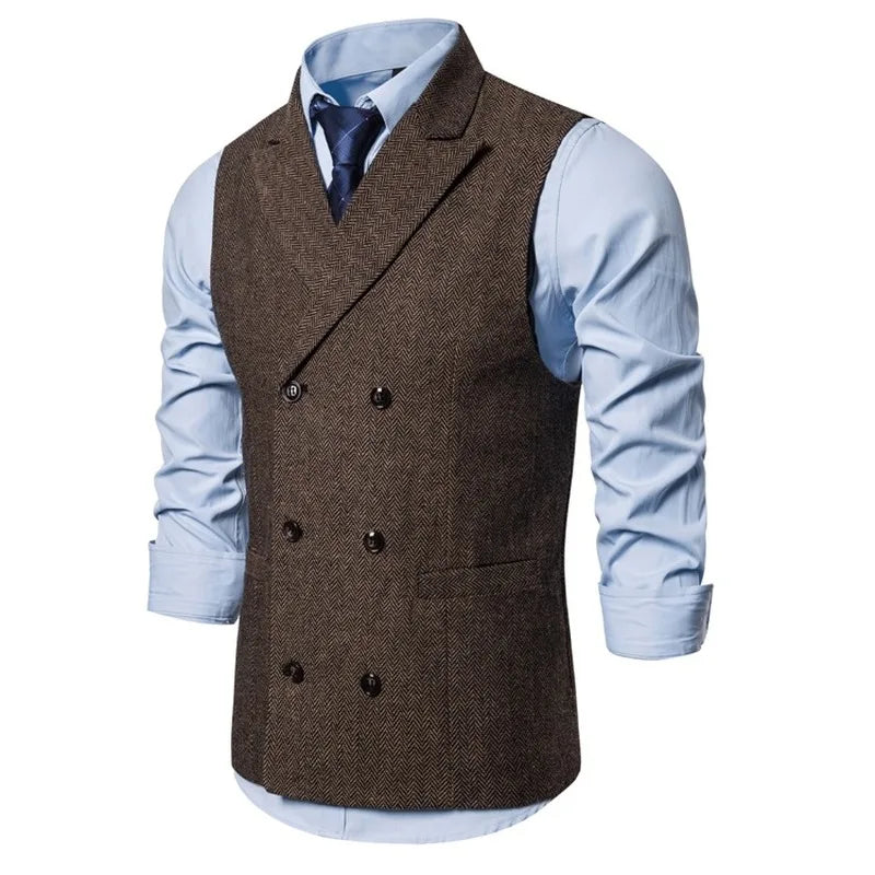 Colete Masculino Vintage, Colete Masculino Social Xadrez, Colete Masculino de lapela vintage, colete masculino formal