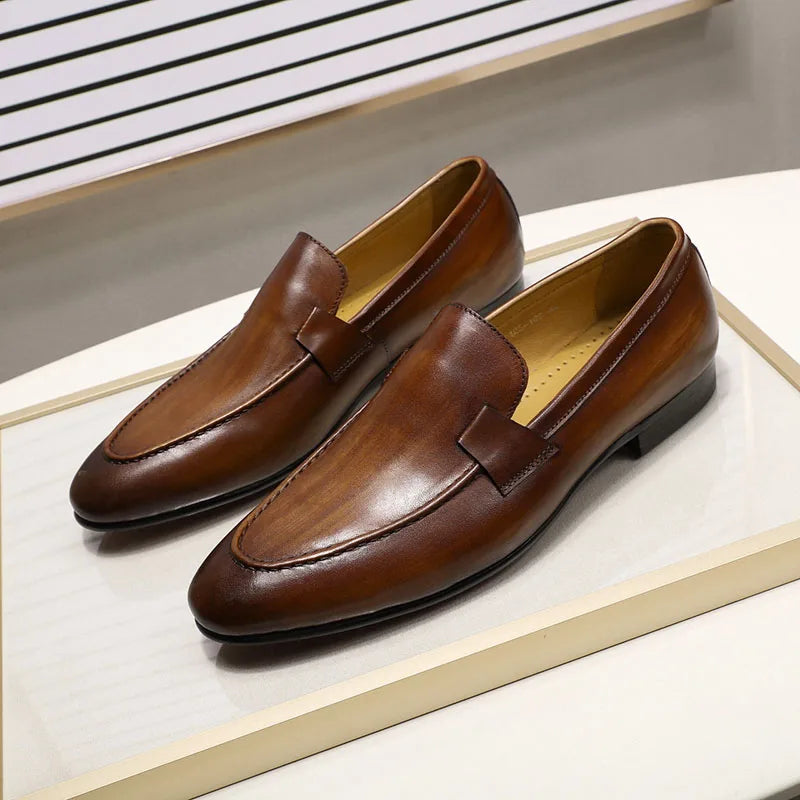 Mocassim Masculino de Couro, Mocassim Masculino Minimalista, Loafer Masculino, Loafer de Couro, Mocassim de Couro