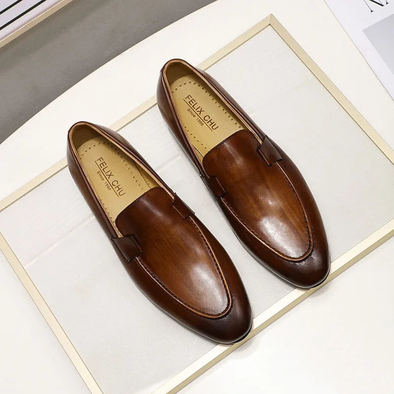 Mocassim Masculino de Couro, Mocassim Masculino Minimalista, Loafer Masculino, Loafer de Couro, Mocassim de Couro