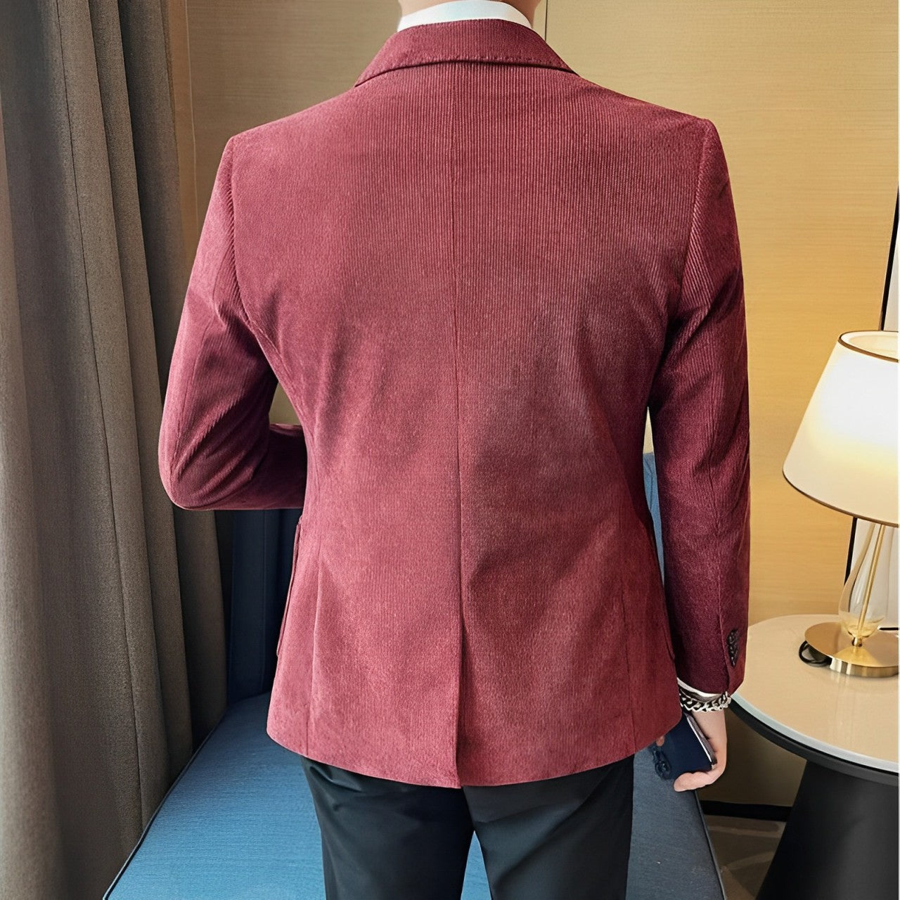 Blazer Masculino Slim, Blazer Masculino Camurça, Blazer Masculino slim camurça