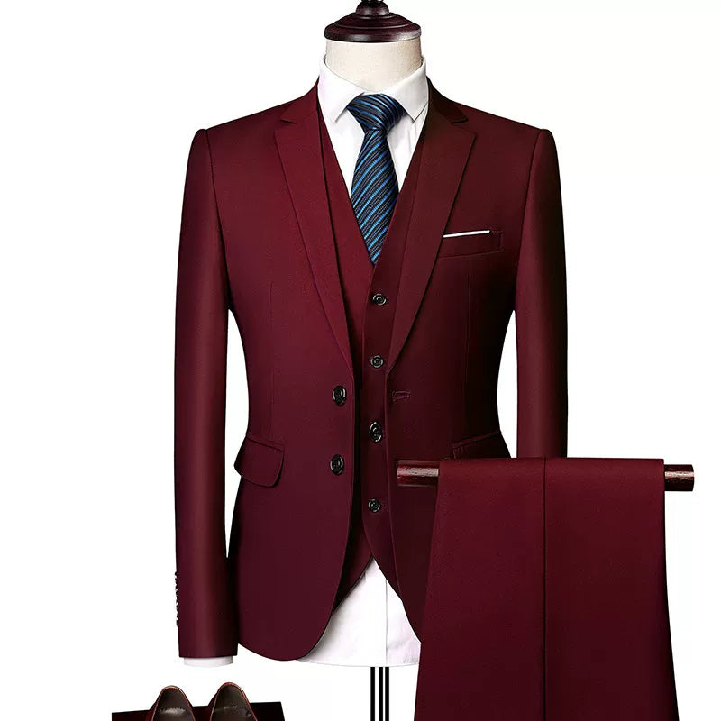 Terno Masculino Tradicional Liso Classic Maximus