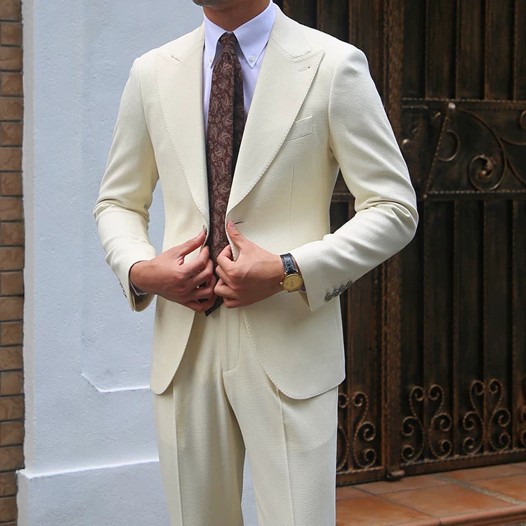 Costume Masculino Slim Peak Off-White Maximus