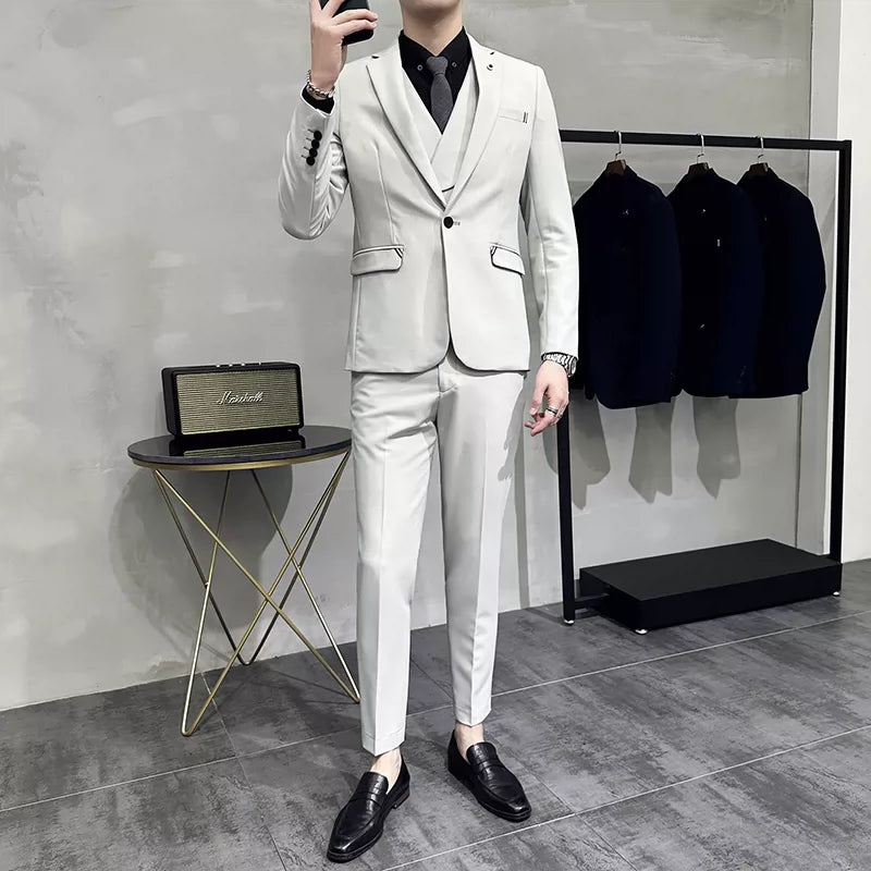 Terno Masculino Slim Liso Milano Maximus
