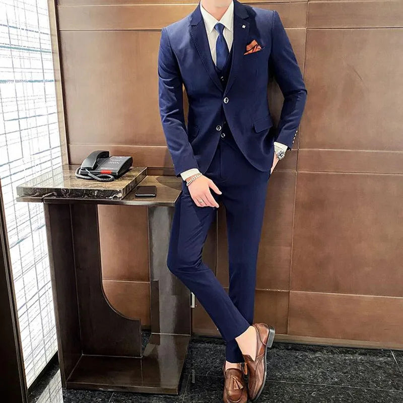 Terno Masculino Modern Maximus Paletó + Colete + Calça