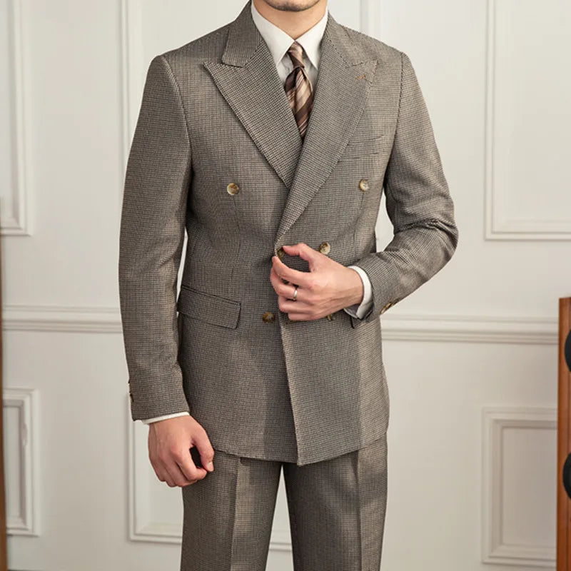 Costume Masculino Transpassado, Costume Masculino Inglês, Costume Transpassado Britânico, Costume Slim Fit