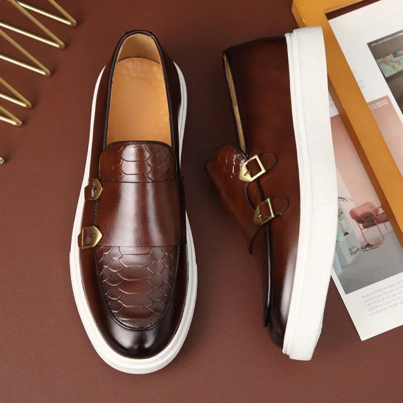 Mocassim Masculino de Couro