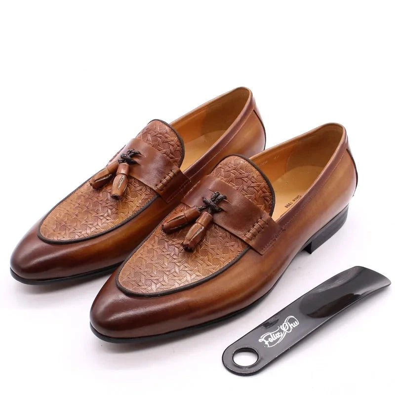 Mocassim de Couro, Mocassim Italiano, Mocassim Masculino Luxuoso de Couro Maximus