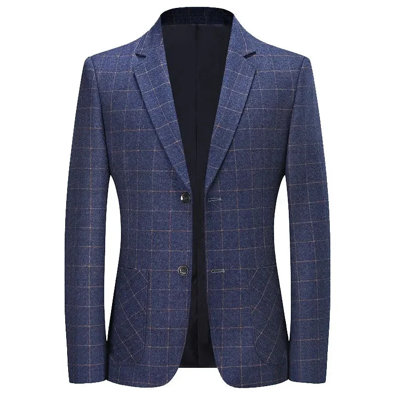 Blazer masculino xadrez, blazer masculino xadrez slim, blazer masculino slim, blazer masculino xadrez minimalista, blazer masculino azul marinho xadrez