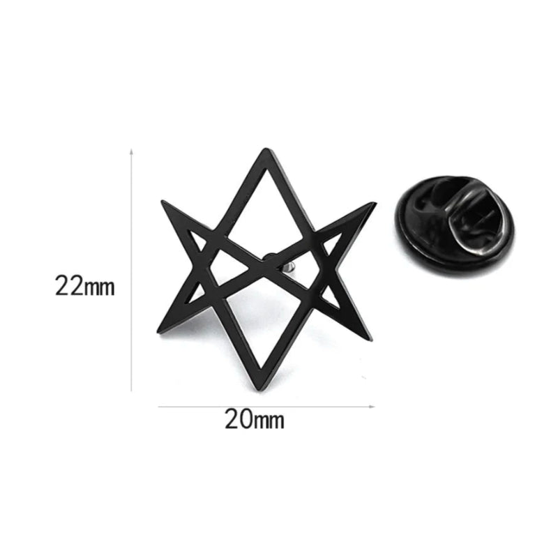 Broche, broche para terno, broche masculino, broche para terno masculino, broche de estrela, broche hexagonal