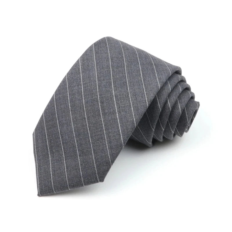 Gravata Listrada, Gravata de Lã, Gravata Listrada de Lã