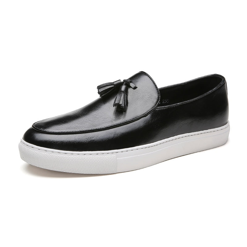 Mocassim Masculino de Couro Italiano Valentus