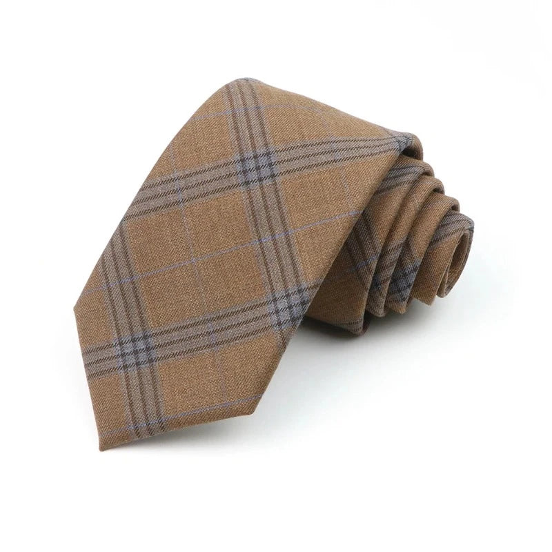 Gravata Listrada, Gravata de Lã, Gravata Listrada de Lã