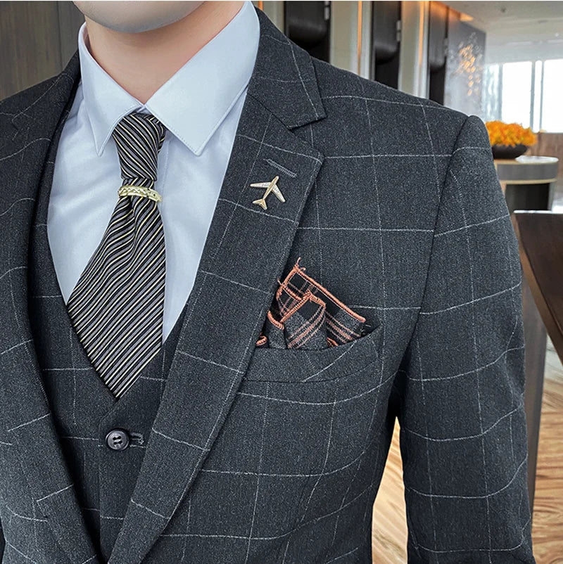 Terno Masculino Xadrez, Terno Masculino Xadrez, Terno Masculino Slim