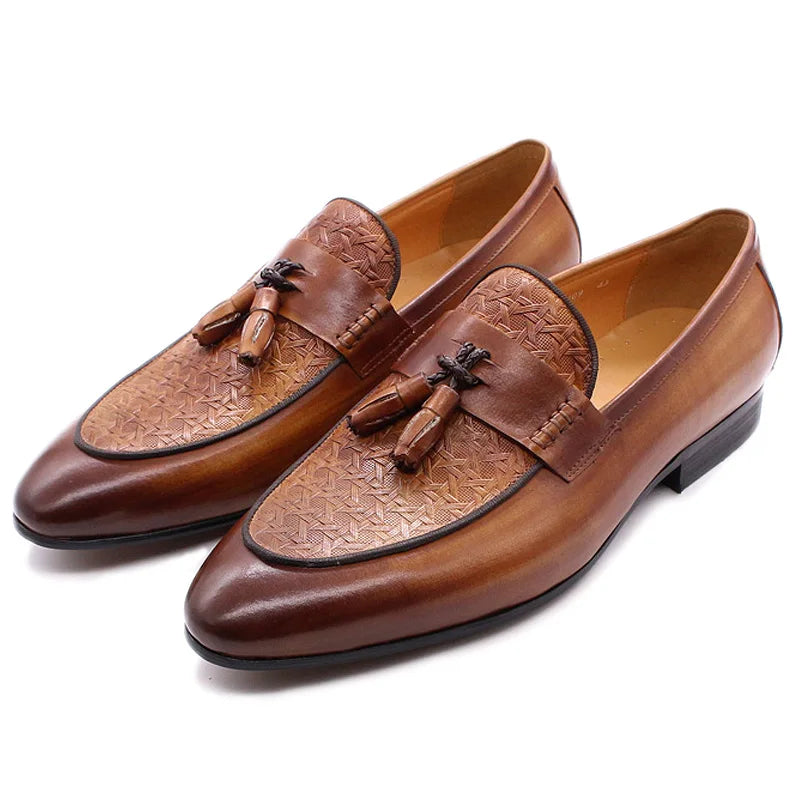 Mocassim de Couro, Mocassim Italiano, Mocassim Masculino Luxuoso de Couro Maximus