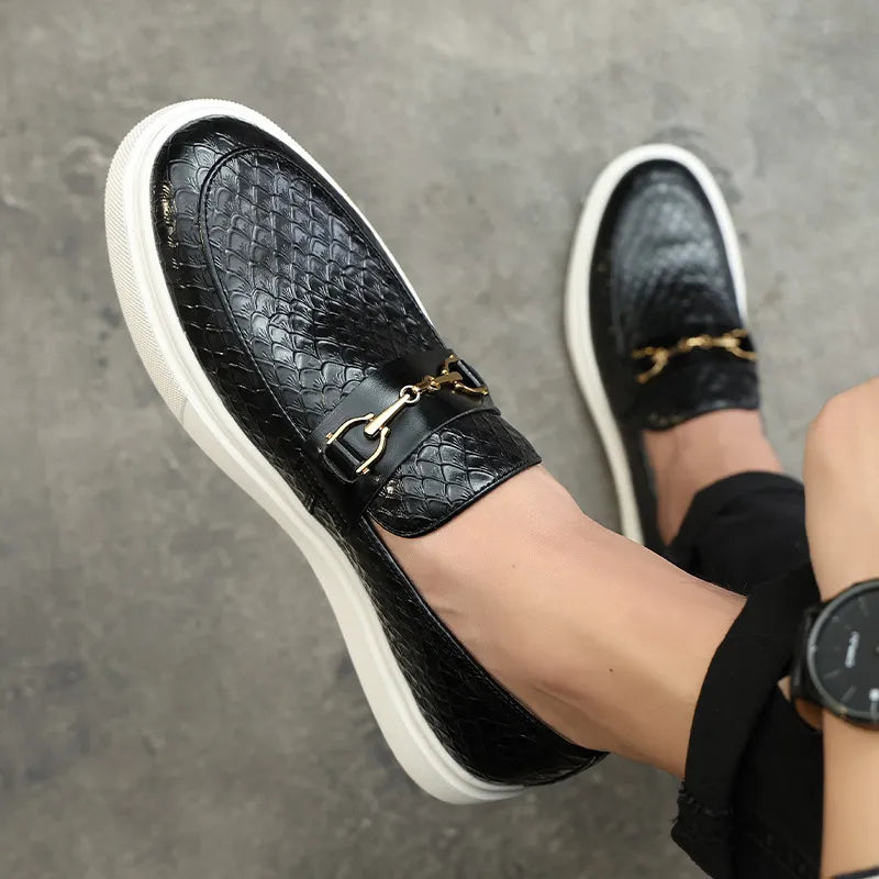 Mocassim Masculino de Couro