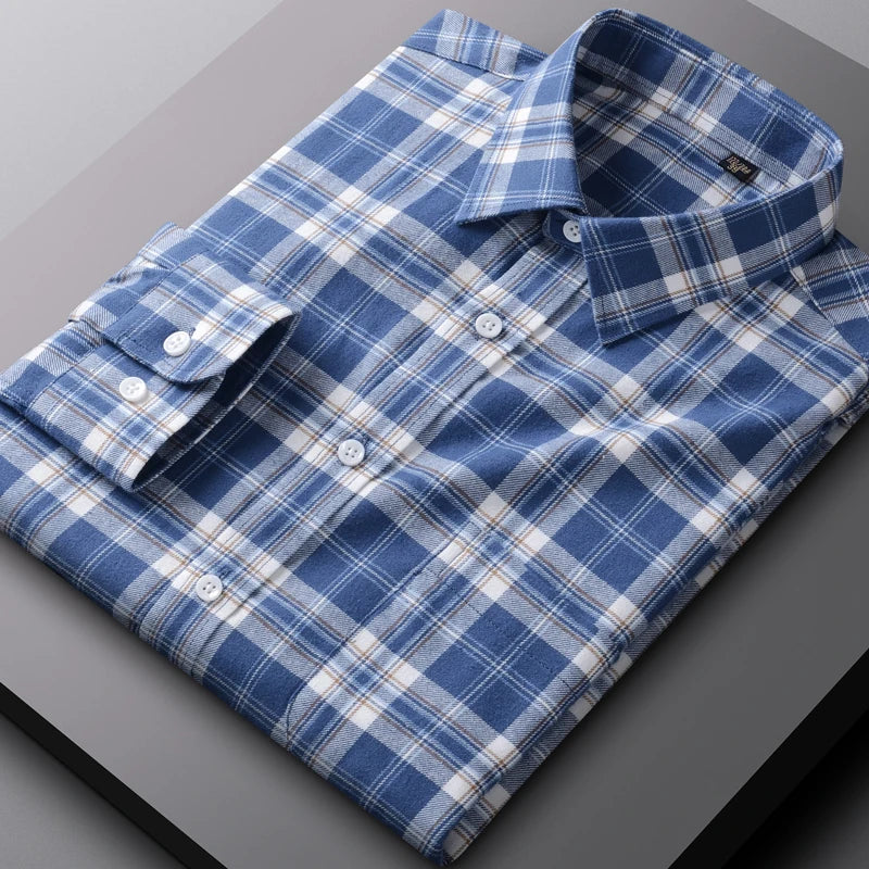 Camisa Social Flanela Xadrez