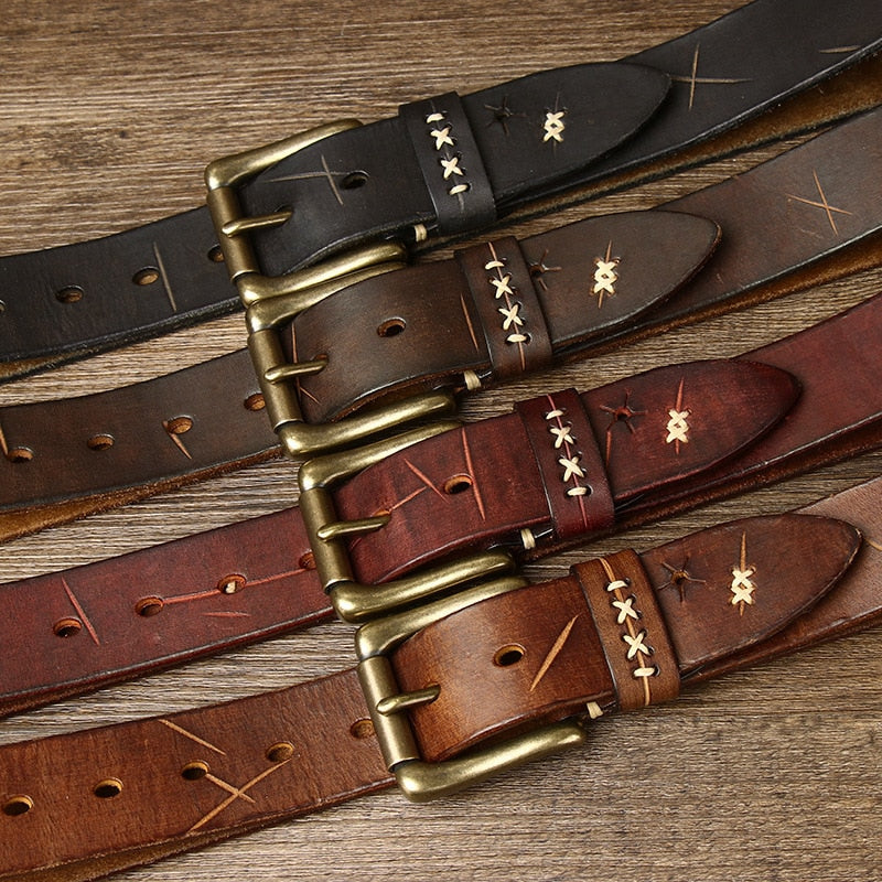 Cinto Masculino de Couro Genuíno Classic Valentus