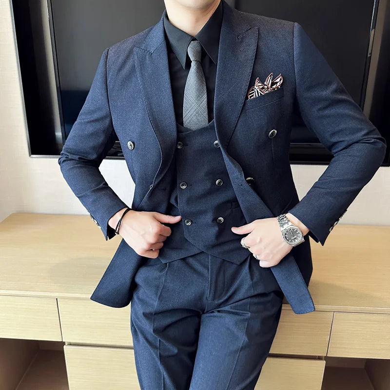 Terno Masculino Transpassado Moderno, Terno Masculino Slim Fit, Terno Masculino Transpassado Slim