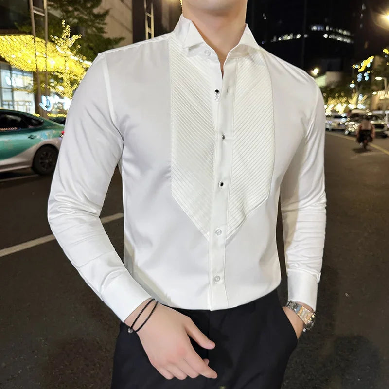 Camisa Smoking Masculina, Camisa para Smoking Masculina, Camisa de Smoking, Camisa social para Smoking