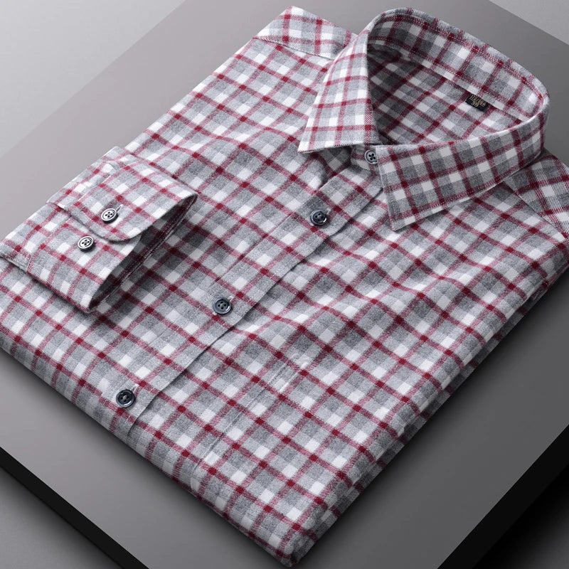 Camisa Social Flanela Xadrez