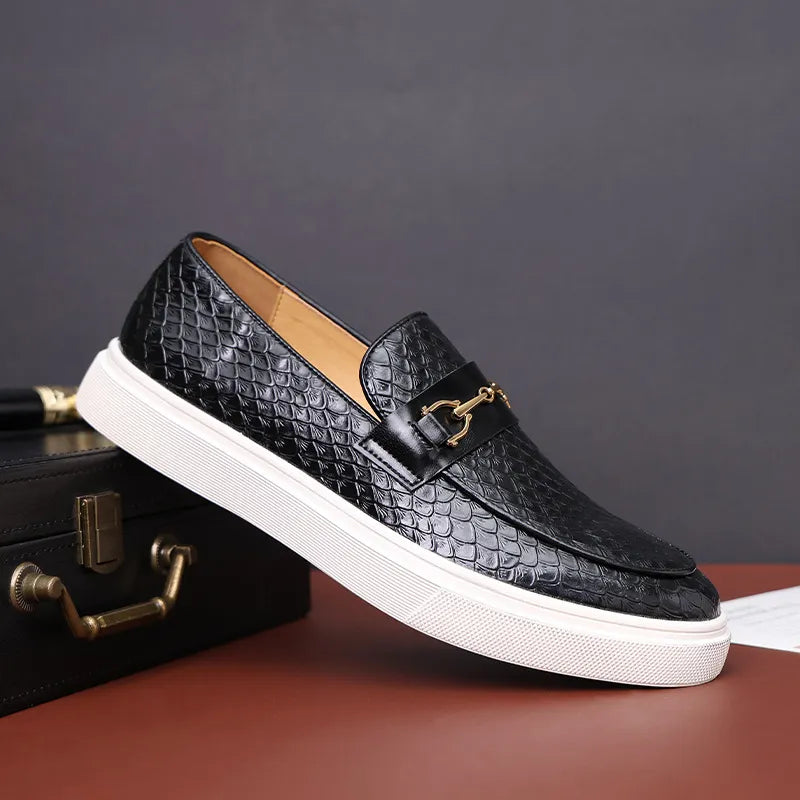 Mocassim Masculino de Couro