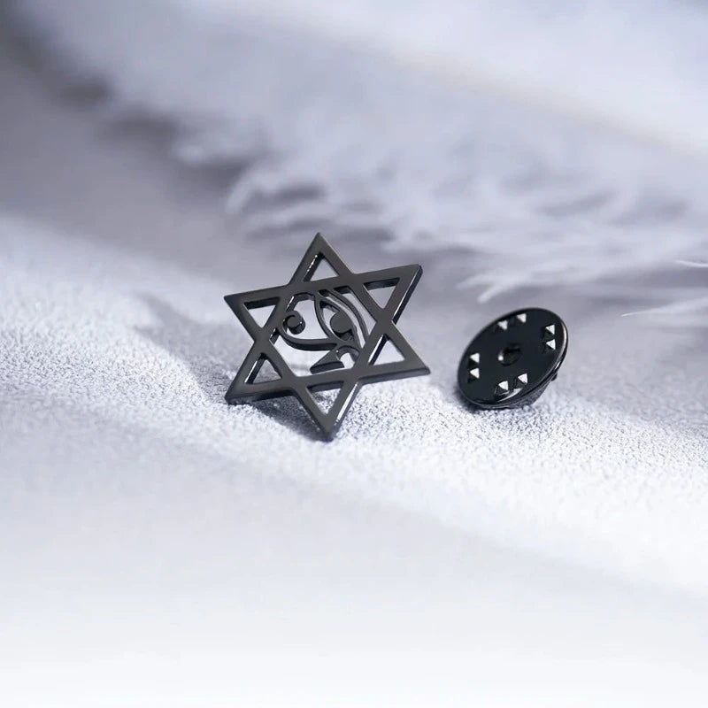 Broche para Terno Masculino Estrela de David Maximus