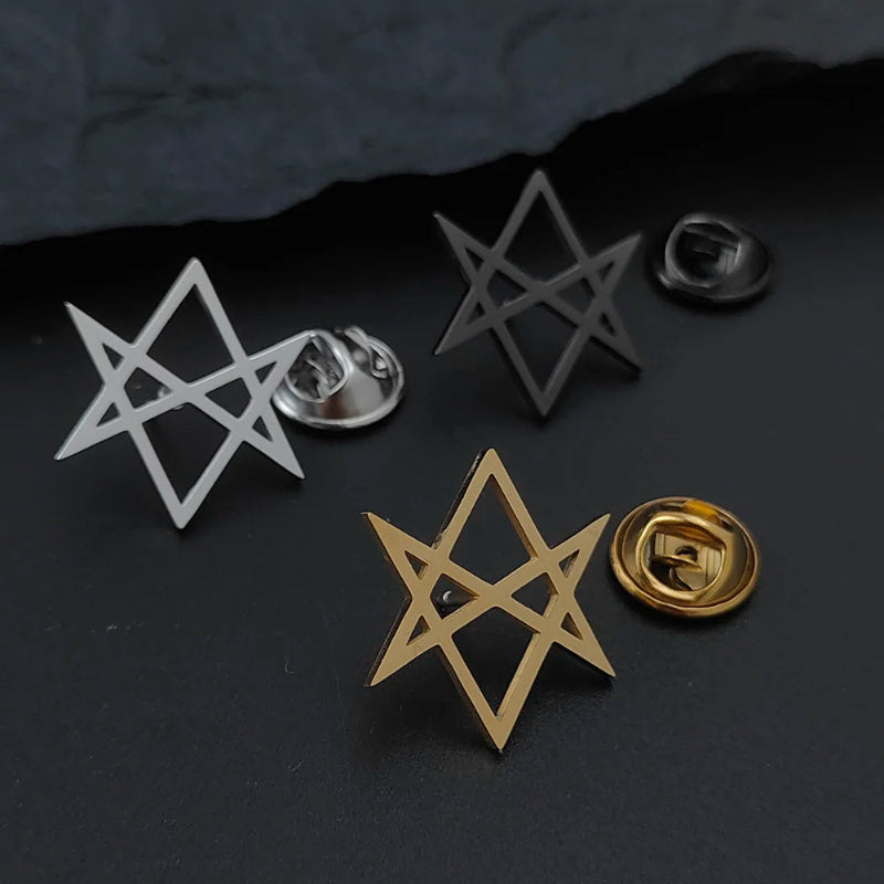 Broche, broche para terno, broche masculino, broche para terno masculino, broche de estrela, broche hexagonal