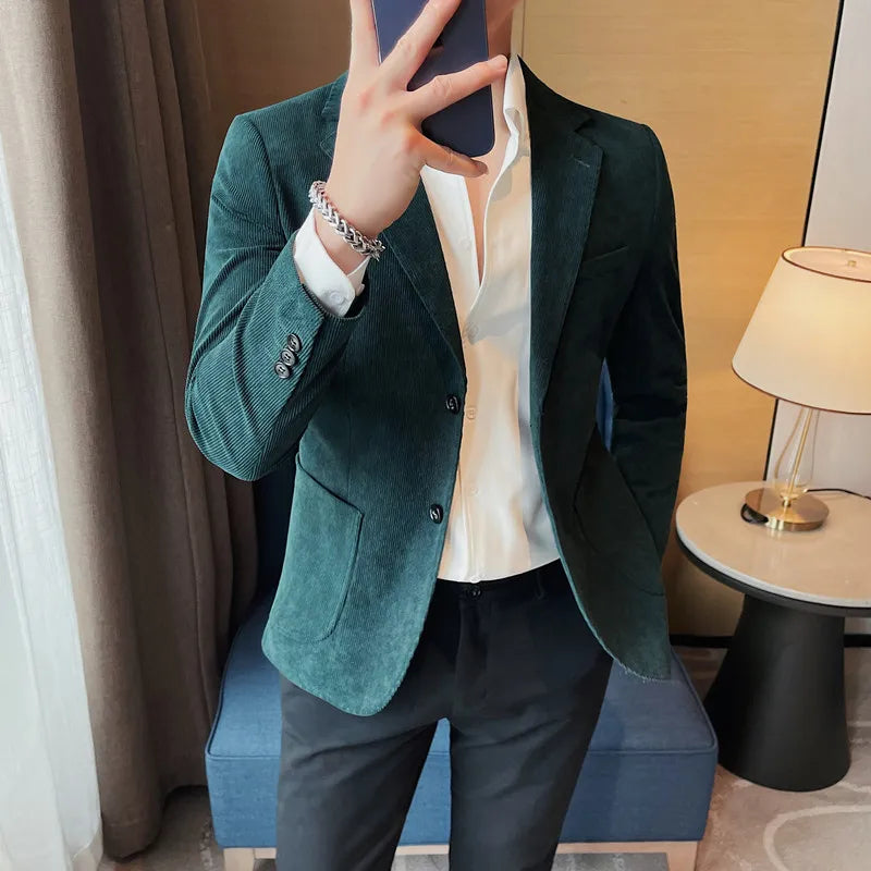 Blazer Masculino Slim, Blazer Masculino Camurça, Blazer Masculino slim camurça