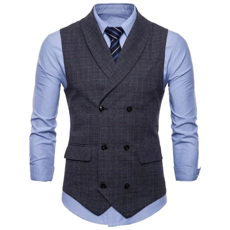 Colete Masculino Xadrez Formal, Colete Masculino Xadrez, Colete Social Masculino, Colete Social, Colete Maximus, Colete Social Transpassado, Colete Transpassado, Colete lapela