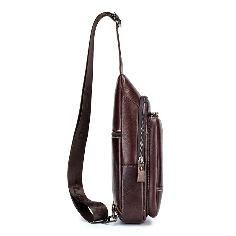 Bolsa Transversal de Couro, Bolsa Masculina, Bolsa de Couro