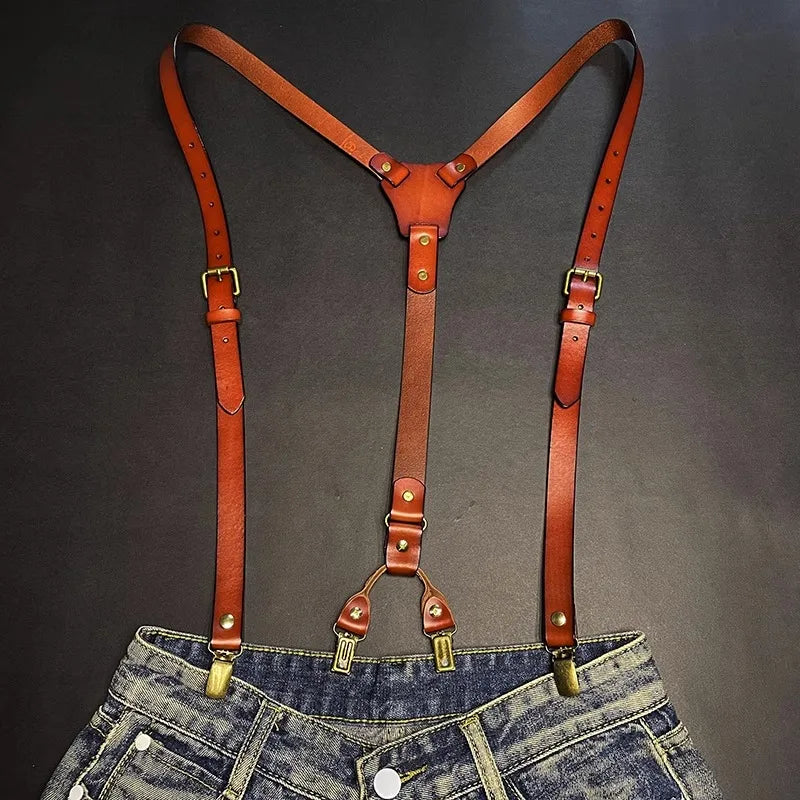 Suspensório, suspensório masculino, suspensório de couro, suspensório masculino de couro, suspensório vintage