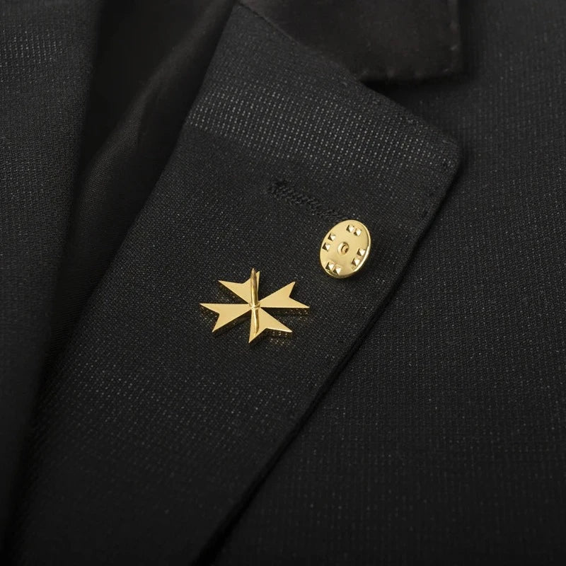 Broche para Terno Masculino Cruz de Malta Maximus