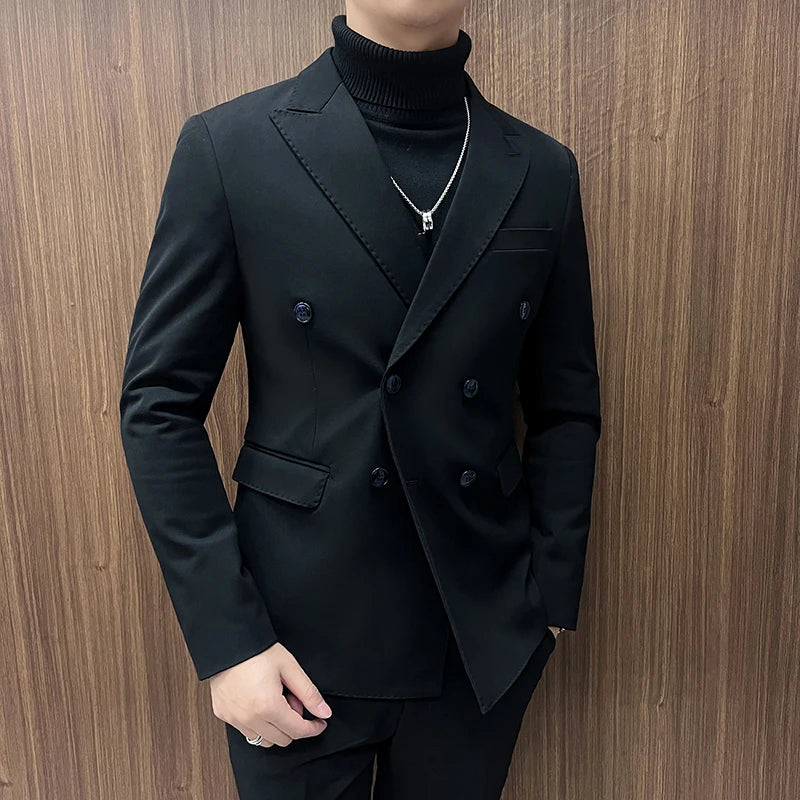 Blazer Masculino Transpassado, Blazer Transpassado Slim, Blazer Masculino Slim Transpassado