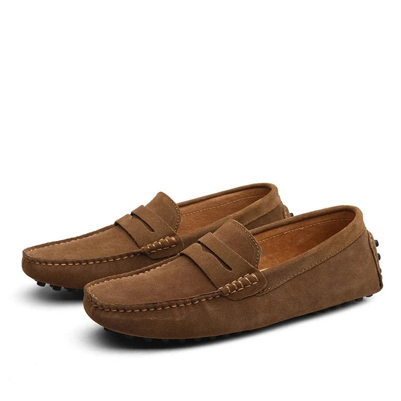 Mocassim Masculino de Couro Maximus