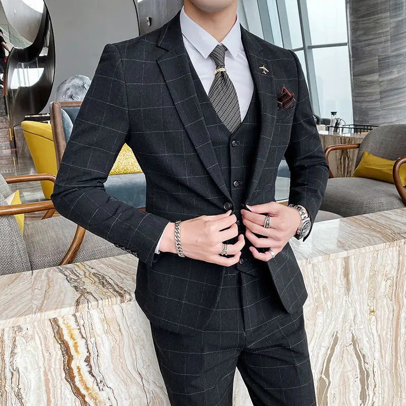 Terno Masculino Xadrez, Terno Masculino Xadrez, Terno Masculino Slim