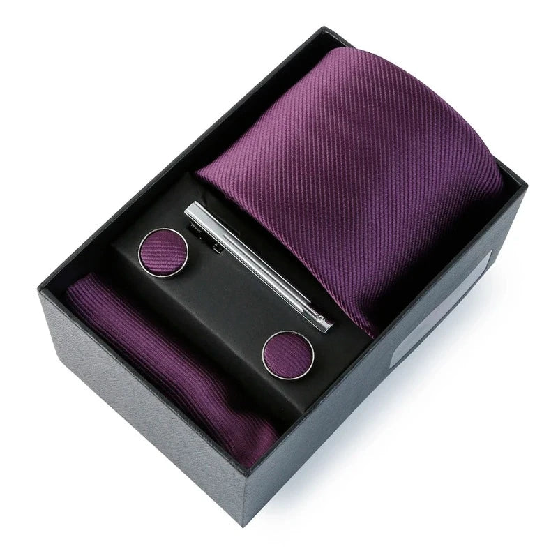 Gravata de Seda, Gravata Lisa, Conjunto de gravata