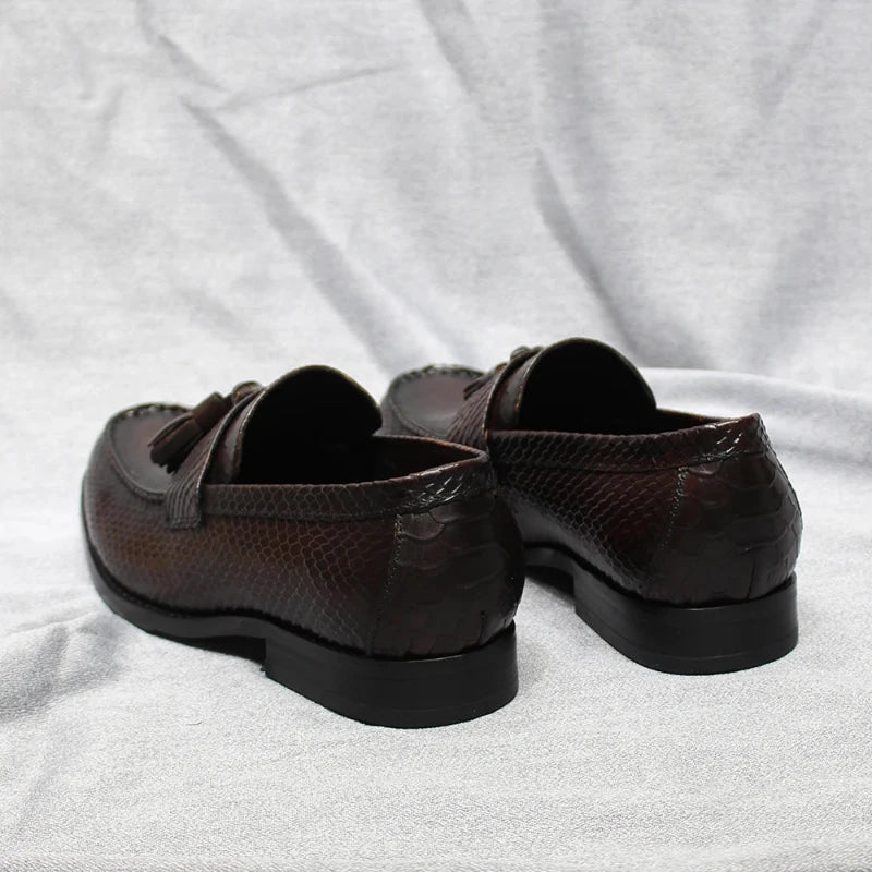 Mocassim de couro, mocassim de cobra, mocassim crocodilo, mocassim italiano