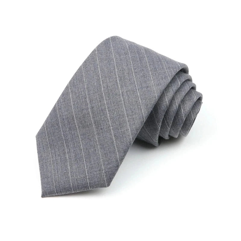 Gravata Listrada, Gravata de Lã, Gravata Listrada de Lã