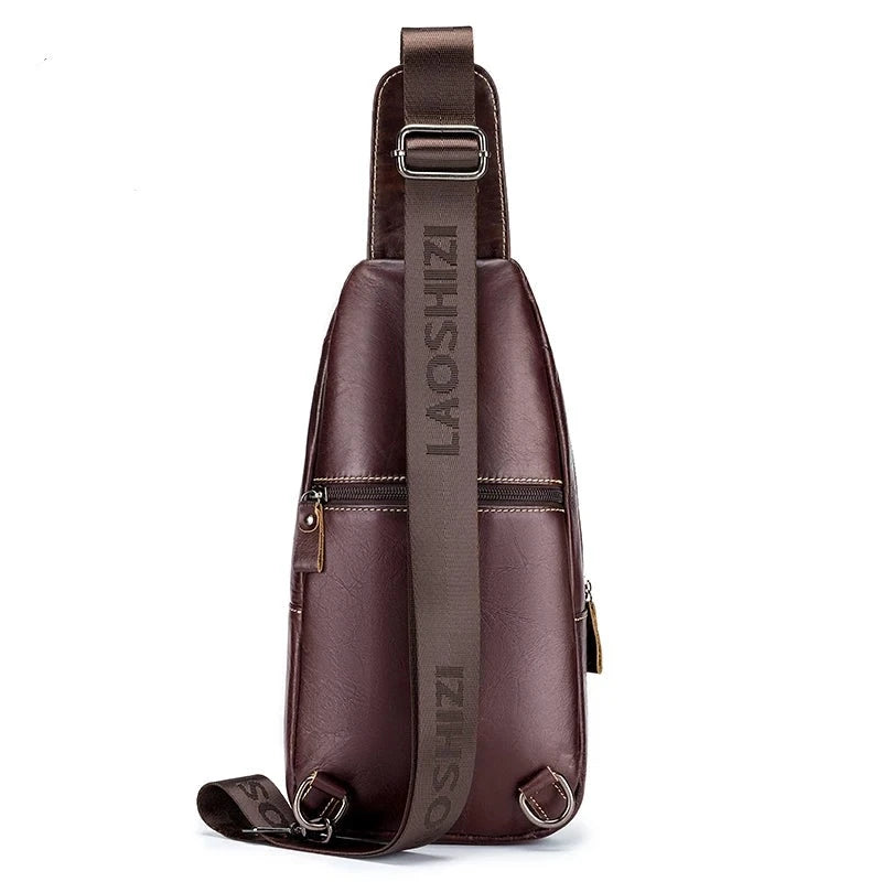 Bolsa Transversal de Couro, Bolsa Masculina, Bolsa de Couro