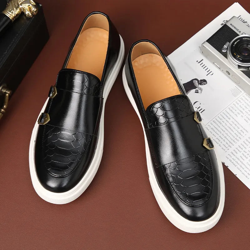 Mocassim Masculino de Couro