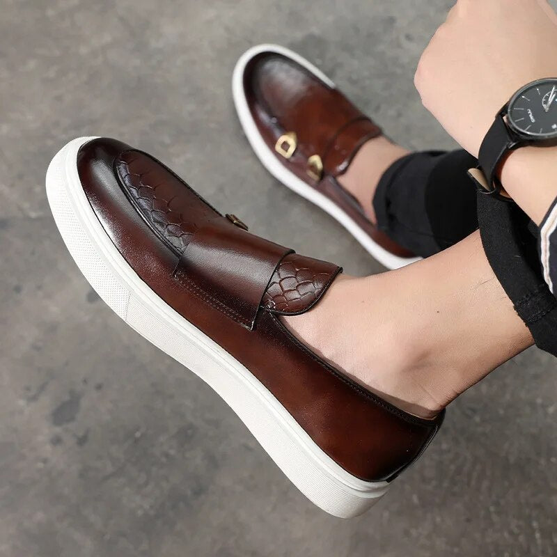 Mocassim Masculino de Couro
