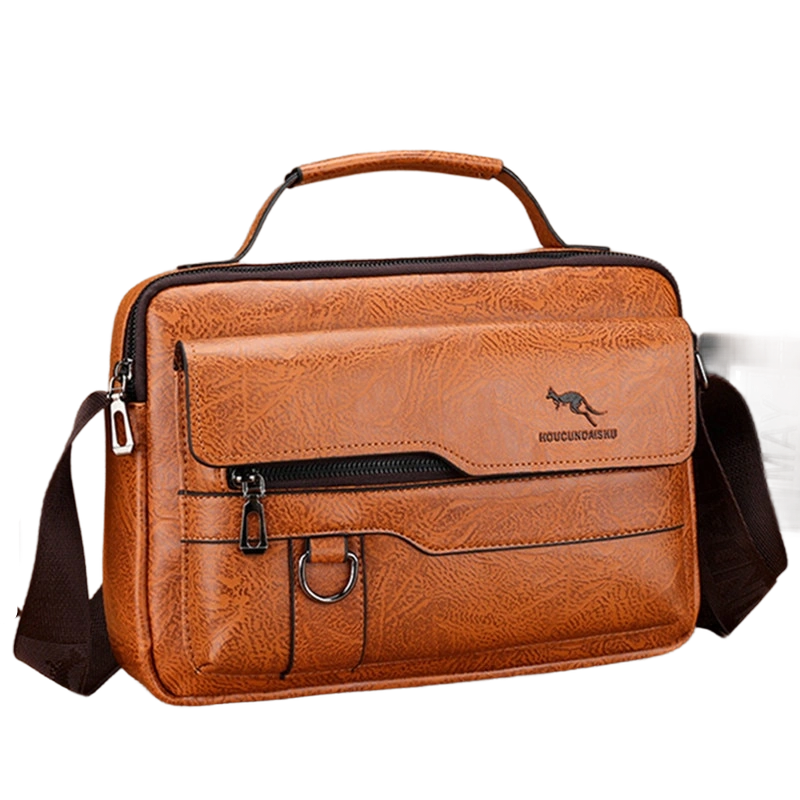 Bolsa de Couro Masculina Vintage